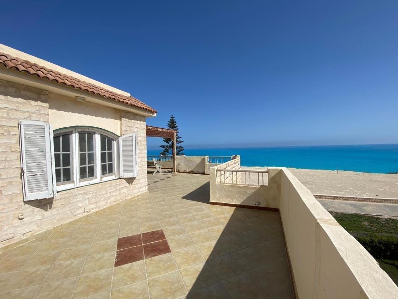 Beachfront Chalet In Green Beach, North Coast Villa El Alamein Bagian luar foto